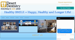 Desktop Screenshot of desertdentistry.com